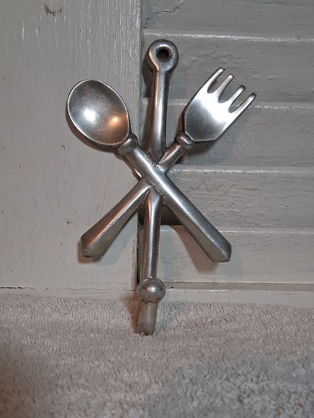 Vintage Aluminum Kitchen Hook